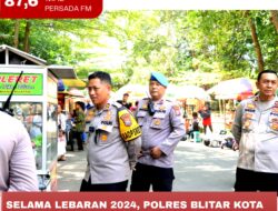 Selama Lebaran 2024, Polres Blitar Kota Gencar Lakukan Patroli ke Tempat Wisata