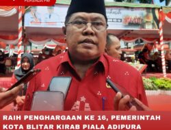 RAIH PENGHARGAAN KE 16, PEMERINTAH KOTA BLITAR KIRAB PIALA ADIPURA