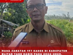 Masa Jabatan 197 Kades di Kabupaten Blitar yang Habis pada 2024-2025 Diperpanjang Hingga 2026-2027