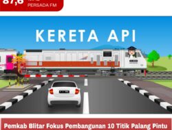 Pemkab Blitar Fokus Pembangunan 10 Titik Palang Pintu Perlintasan Kereta Api dengan Anggaran Rp 3 Miliar