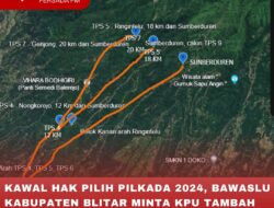 KAWAL HAK PILIH PILKADA 2024, BAWASLU KABUPATEN BLITAR MINTA KPU TAMBAH TPS DI WLINGI
