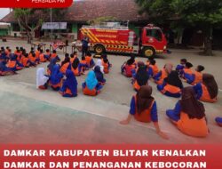DAMKAR KABUPATEN BLITAR KENALKAN DAMKAR DAN PENANGANAN KEBOCORAN TABUNG GAS