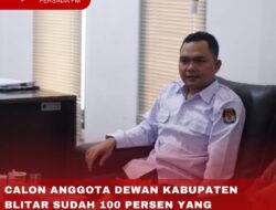 CALON ANGGOTA DEWAN KABUPATEN BLITAR SUDAH 100 PERSEN YANG MELAPORKAN LHKPN