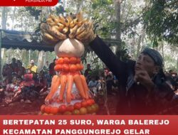 BERTEPATAN 25 SURO, WARGA BALEREJO KECAMATAN PANGGUNGREJO GELAR SEDEKAH BUMI