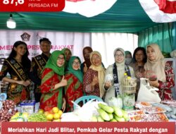 Meriahkan Hari Jadi Blitar, Pemkab Gelar Pesta Rakyat dengan Pameran Produk Unggulan UMKM/IKM Lokal di Kanigoro