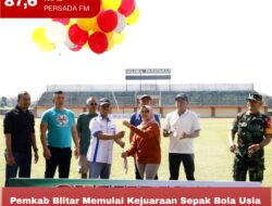 Pemkab Blitar Memulai Kejuaraan Sepak Bola Usia 12 Tahun untuk Meningkatkan Prestasi Olahraga