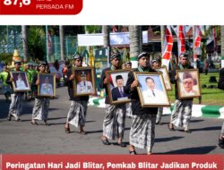 Peringatan Hari Jadi Blitar, Pemkab Blitar Jadikan Produk Unggulan UMKM/IKM Souvernir Tamu Undangan