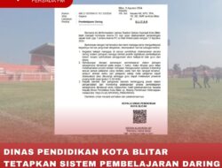 DINAS PENDIDIKAN KOTA BLITAR TETAPKAN SISTEM PEMBELAJARAN DARING SAAT PERTANDINGAN AREMA FC