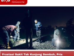 Frustasi Sakit Tak Kunjung Sembuh, Pria Paruh Baya di Kota Blitar Meninggal Tertabrak Kereta Api