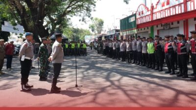 PERTANDINGAN AREMA FC VS BORNEO FC DIGELAR HARI INI, POLRES BLITAR KOTA TERJUNKAN 671 PERSONEL GABUNGAN