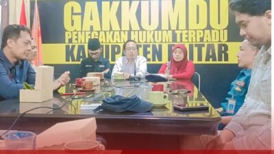 Langkah Mitigasi dan Pencegahan, Bawaslu Kabupaten Blitar Luncurkan Pemetaan Kerawanan Pilkada 2024,