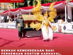 BERKAH KEMERDEKAAN BAGI PERSEWAAN KOSTUM KARNAVAL, PESANAN PENUH SETIAP HARI