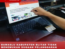 BAWASLU KABUPATEN BLITAR TIDAK MENEMUKAN DUGAAN PELANGGARAN SAAT PENYEBARAN UANG OLEH BACALON BUPATI