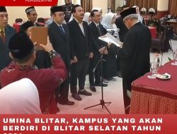 UMINA BLITAR, KAMPUS YANG AKAN BERDIRI DI BLITAR SELATAN TAHUN 2024