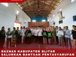 BAZNAS KABUPATEN BLITAR SALURKAN BANTUAN PENTASYARUFAN BAGI MASYARAKAT DOKO DENGAN TOTAL 75 JUTA