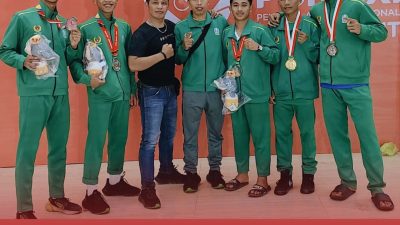 MEMBANGGAKAN! 4 ATLET MUAYTHAI KABUPATEN BLITAR BAWA PULANG MEDALI SAAT PON XXI 2024