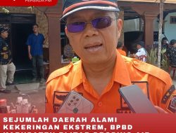 SEJUMLAH DAERAH ALAMI KEKERINGAN EKSTREM, BPBD KABUPATEN BLITAR DROPING AIR BERSIH