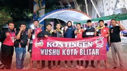 DUA ATLET WUSHU SANDA KOTA BLITAR BAWA PULANG MEDALI EMAS PADA KEJURPROV JATIM 2024