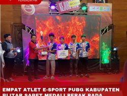 EMPAT ATLET E-SPORT PUBG KABUPATEN BLITAR SABET MEDALI PERAK PADA KEJURPROV JAWA TIMUR