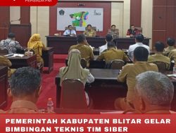 PEMERINTAH KABUPATEN BLITAR GELAR BIMBINGAN TEKNIS TIM SIBER PENCEGAHAN JUDI ONLINE BAGI ASN