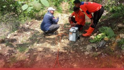 PVMG TINJAU LUBANG MISTERIUS DI BLITAR, REKOMENDASIKAN PENGURUKAN AGAR TIDAK MELUAS