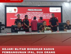 KEJARI BLITAR BONGKAR KASUS PEMBANGUNAN IPAL, DUA ORANG DITETAPKAN SEBAGAI TERSANGKA