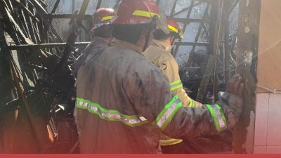 RUMAH PRODUKSI TAHU DI KOTA BLITAR TERBAKAR SAAT MEREBUS AIR DENGAN KOMPOR GAS