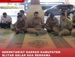 SEKRETARIAT DAERAH KABUPATEN BLITAR GELAR DOA BERSAMA MENYONGSONG TAHUN 2025