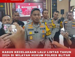 KASUS KECELAKAAN LALU LINTAS TAHUN 2024 DI WILAYAH HUKUM POLRES BLITAR KOTA MENINGKAT 12% DIBANDING 2023