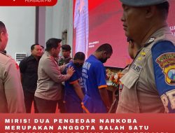 MIRIS! DUA PENGEDAR NARKOBA MERUPAKAN ANGGOTA SALAH SATU PERGURUAN SILAT YANG JUGA MENJADI PROVOKATOR ONAR