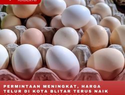PERMINTAAN MENINGKAT, HARGA TELUR DI KOTA BLITAR TERUS NAIK JELANG BULAN SUCI RAMADAN
