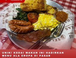 UNIK! KEDAI MAKAN INI HADIRKAN MENU ALA EROPA DI PASAR TRADISIONAL BLITAR