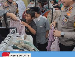 WUJUD KEPEDULIAN, KAPOLRES BLITAR BERI TALI ASIH KEPADA SANTRI PONPES AHSANUL AITAM