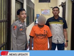 SATRESKRIM POLRES BLITAR TANGKAP TERDUGA PELAKU PEMBACOKAN WONOTIRTO DALAM WAKTU KURANG DARI 2X24 JAM