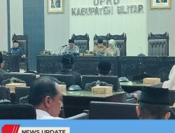 DPRD KABUPATEN BLITAR GELAR RAPAT PARIPURNA PENYAMPAIAN PENJELASAN BUPATI ATAS RANPERDA