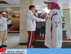 KOTA BLITAR BERANGKATKAN 320 KONTINGEN KE PORPROV JATIM 2025, TARGETKAN MASUK 15 BESAR