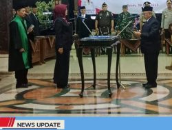 BUPATI LANTIK PJ SEKDA KABUPATEN BLITAR GANTIKAN IZUL MAROM YANG TELAH PENSIUN