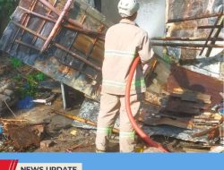 KEBAKARAN HANGUSKAN RUMAH WARGA GARUM, DIDUGA KARENA KORSLETING