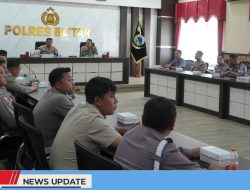 JELANG OPERASI PATUH SEMERU 2025, POLRES BLITAR GELAR LATIHAN PADA PULUHAN PERSONELNYA