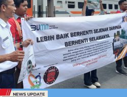 KAI DAOP 7 MADIUN PASANG PERINGATAN KESELAMATAN DI 80 TITIK PERLINTASAN KA