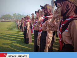 441 PRAMUKA GARUDA DILANTIK, KABUPATEN BLITAR TEGASKAN PERAN GENERASI MUDA DI HARI PRAMUKA KE-64