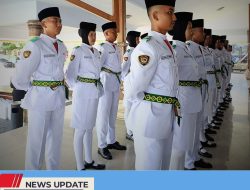 78 PASKIBRAKA KABUPATEN BLITAR 2025 RESMI DIKUKUHKAN, SIAP KIBARKAN BENDERA MERAH PUTIH