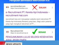 KAI DAOP 7 MADIUN INGATKAN MASYARAKAT WASPADA PENIPUAN REKRUTMEN PALSU