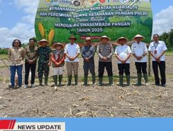 POLRES BLITAR GELAR PENANAMAN JAGUNG SERENTAK KUARTAL IV, PERKUAT KETAHANAN PANGAN DAERAH