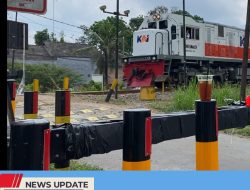 WARGA DESA SANANKULON SAMBUT BAIK PENUTUPAN SATU PERLINTASAN SEBIDANG DAN PERESMIAN PALANG PINTU KERETA API