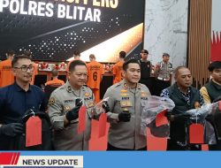 OPERASI SIKAT SEMERU 2025: 12 KASUS KRIMINAL BERHASIL DIBONGKAR POLRES BLITAR