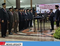 BUPATI BLITAR LANTIK 8 PEJABAT PIMPINAN TINGGI PRATAMA, TEGASKAN KOLABORASI DAN SINERGI JALANKAN PROGRAM STRATEGIS DAERAH