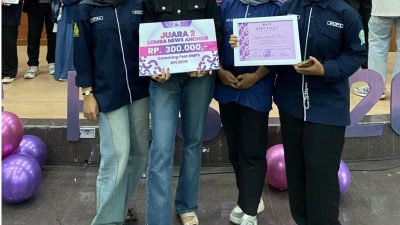 MEMBANGGAKAN, MAHASISWI KPI UNU BLITAR TAMBAH DERETAN PRESTASI DALAM PERLOMBAAN NEWS ANCHOR DI YOGYAKARTA