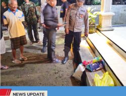 BAYI PEREMPUAN DITEMUKAN DI DEPAN RUMAH WARGA RINGIN ANOM, POLSEK UDANAWU SELIDIKI IDENTITAS ORANG TUA