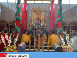 KLENTENG POO AN KIONG DI JALAN MERDEKA BARAT KEMBALI DIGUNAKAN SEJAK HARI INI, RATUSAN TIMSIN TELAH DIPINDAHKAN DARI KLENTENG SEMENTARA